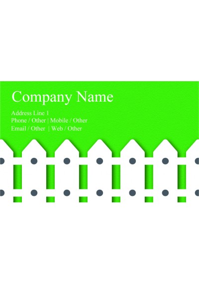 White Picket Business Card